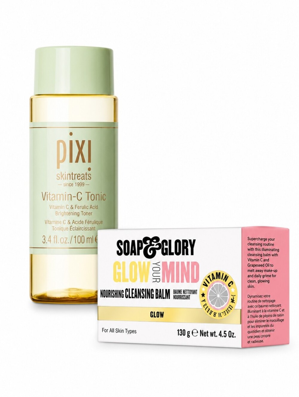Pixi Vitamin C Tonic + Soap & Glory Glow Your Mind Cleansing Balm NEW